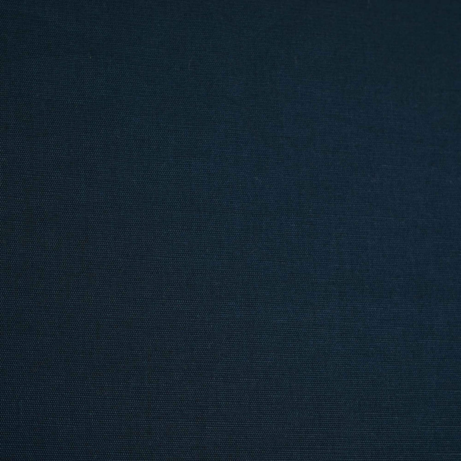 Navy Blue Solid Cotton Linen MKT-23298