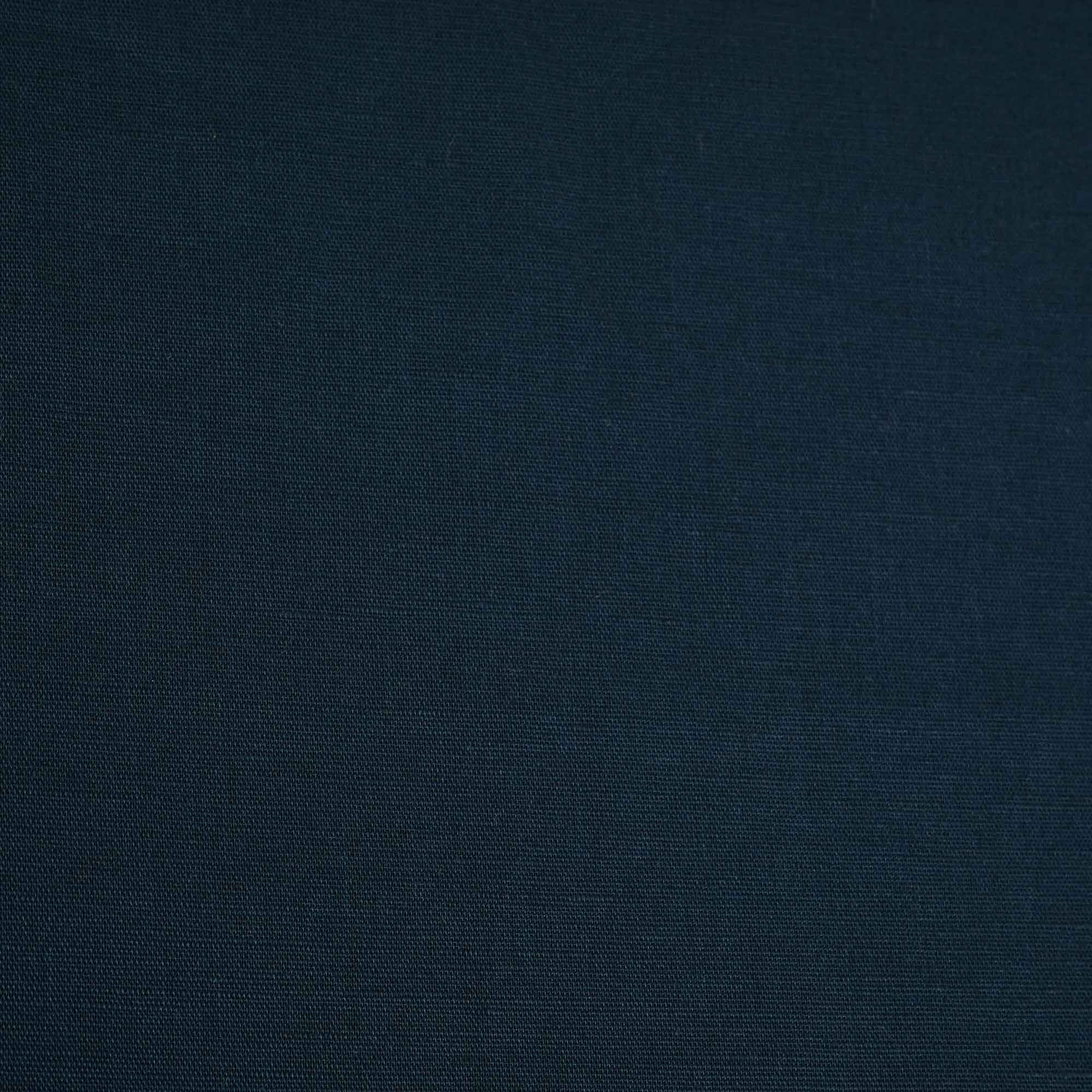 Navy Blue Solid Cotton Linen MKT-23298