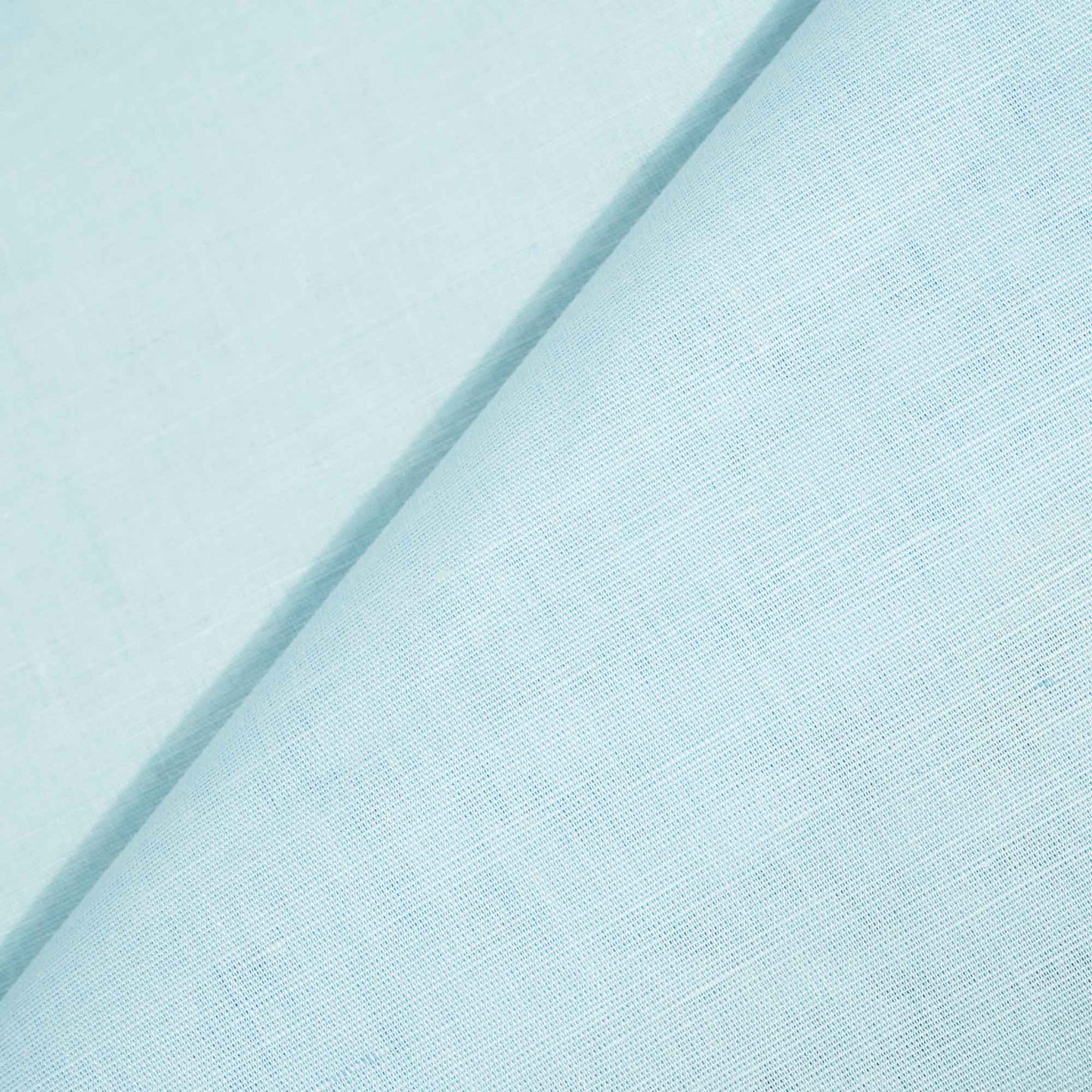Sky Blue Solid Cotton Linen MKT-23299