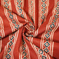Red Ajrakh Print Cotton Fabric