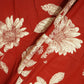 Red Floral Ajrakh Print Cotton Fabric