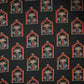 Black Ajrakh Print Cotton Fabric