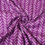 Purple Chevron  Cotton Fabric
