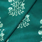 Sea Green Handblock  Cotton Fabric