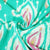 Sea Green Ikkat Print Cotton Flex Fabric CG-23465