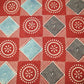 Red & Cream Handblock Ajrakh Print Cotton Fabric CG-23472