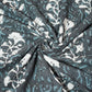 Grey Schiffli Handblock Cotton Fabric CG-23588