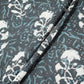 Grey Schiffli Handblock Cotton Fabric CG-23588