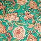 Green Kalamkari Modal Satin Fabric CG-23608
