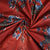 Red Handblock Print Cotton Fabric MFL-23634