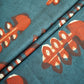 Grey Handblock Print Cotton Fabric MFL-23635