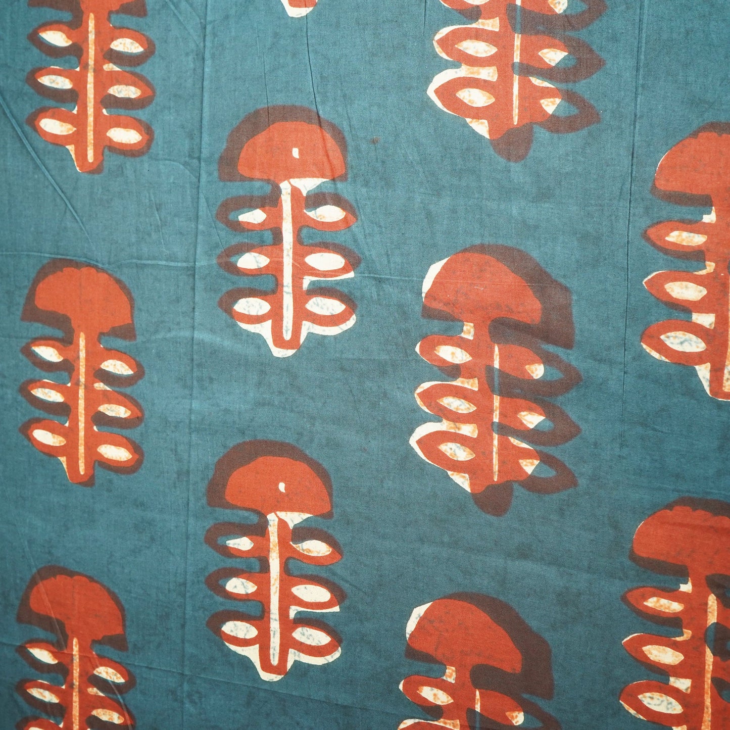 Grey Handblock Print Cotton Fabric MFL-23635
