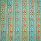 Green Floral Print Cotton Fabric MFL-23648