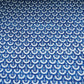 Indigo Floral Print Cotton Mulmul Fabric MFL-23654