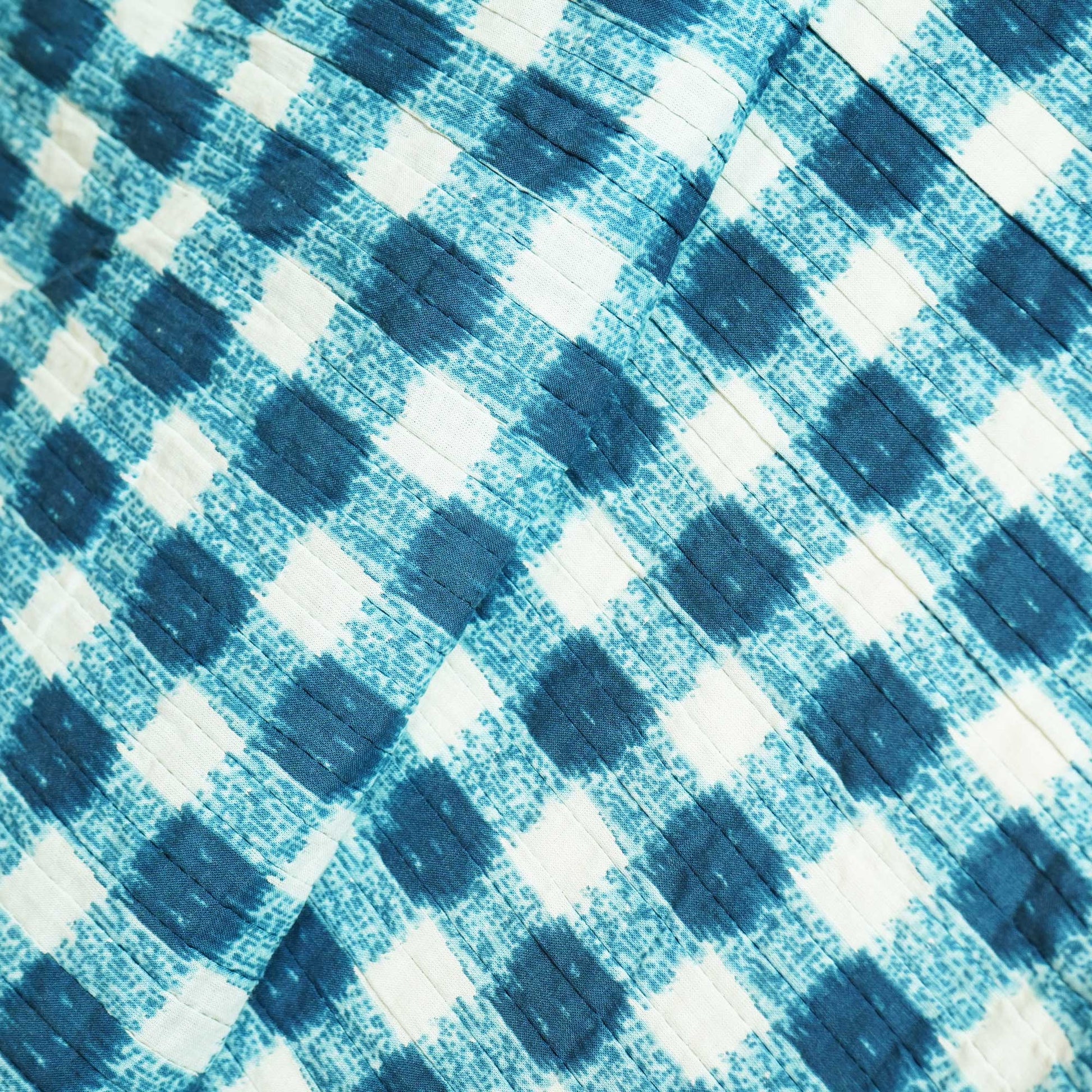 Indigo Pintuck Cotton Fabric MFL-23660