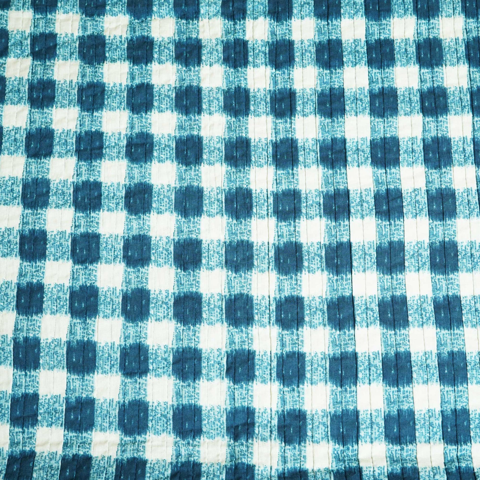 Indigo Pintuck Cotton Fabric MFL-23660