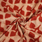 Beige Kalamkari Print Cotton Khadi Fabric MFL-23672