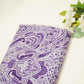 Purple Paisley Print Cotton Fabric MFL-23674