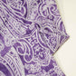 Purple Paisley Print Cotton Fabric MFL-23674