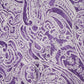Purple Paisley Print Cotton Fabric MFL-23674