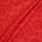 Red Floral Print Cotton Fabric MFL-23689