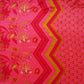 Pink Floral Print Crepe Fabric MT-28237