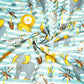 Blue Kids Print Cotton Fabric MFL-23701