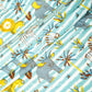Blue Kids Print Cotton Fabric MFL-23701