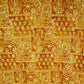 Mustard Paisley Print Cotton Fabric MFL-23726