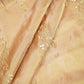 Brown Cutdana & Pearl Zari Embroidery Tissue Fabric AF-23742