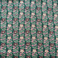 Green Floral Foil Print Cotton Fabric PB-23758