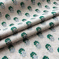 Grey Handblock Foil Print Cotton Fabric PB-23761