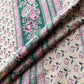Dark Green Foil Print Cotton Fabric PB-23762