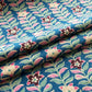 Blue Foil Print Cotton Fabric PB-23767