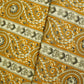 Mustard Floral Foil Print Cotton Fabric PB-23769
