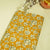 Mustard Foil Print Cotton Fabric PB-23770