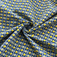 Blue Geometrical Print Cotton Fabric PB-23778