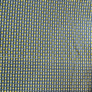 Blue Geometrical Print Cotton Fabric PB-23778