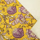 Mustard Floral Print Cotton Fabric PB-23780