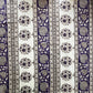 Purple Floral Foil Print Cotton Fabric PB-23782