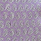Lilac Paisley Schiffli Embroidery Cotton Linen Fabric DVT-23810