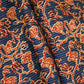 Blue Handblock Print Cotton Fabric 894 RI-23823