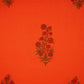Brick Red Handblock Print Cotton Fabric 894 RI-23829