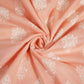 Peach Bagru Print Cotton Fabric 894 RI-23832