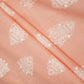 Peach Bagru Print Cotton Fabric 894 RI-23832