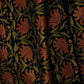 Black Floral Foil Print Cotton Fabric 894 RI-23833