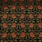 Black Floral Foil Print Cotton Fabric 894 RI-23833