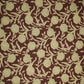 Brown Floral Foil Print Cotton Fabric 894 RI-23834