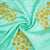 Sea Green Floral Print Crepe Fabric MTF-23837