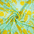 Green Floral Print Crepe Fabric MTF-23838
